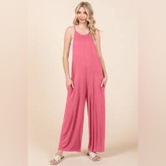 AngelBellas Dresses & Skirts - Elegant Pink jumpsuit size XL